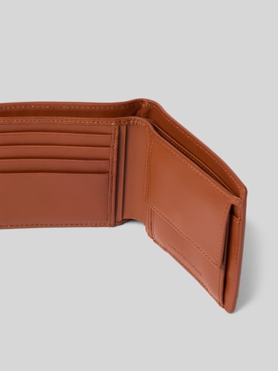 Tommy Hilfiger Portemonnaie aus echtem Leder Modell 'CORP CC AND COIN' Cognac 3