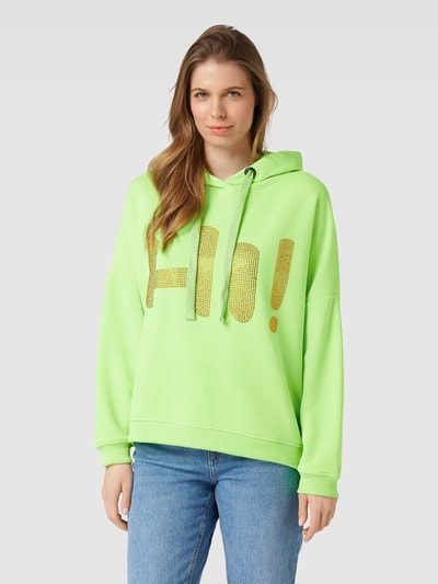 miss goodlife Hoodie mit Statement-Print Neon Gruen 4