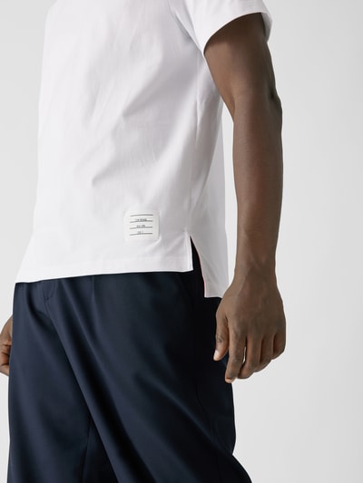 Thom Browne T-Shirt mit Brand-Detail Weiß 6