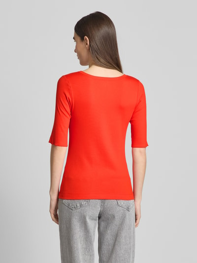 Marc Cain T-Shirt mit Label-Applikation Rot 5