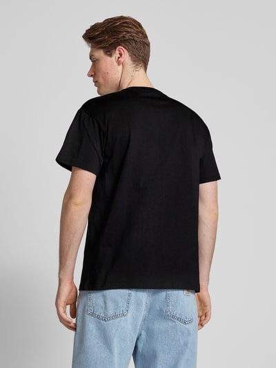 Carhartt Work In Progress T-Shirt mit Label-Stitching Black 5