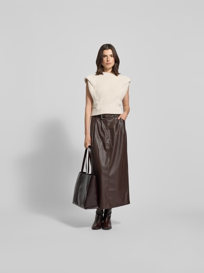 Iro T-Shirt in Strick-Optik Ecru 1