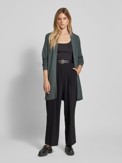 Vero Moda Lange cardigan met lange mouw, model 'NANCY' Rietgroen - 1