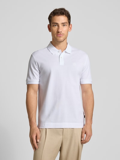 BOSS Regular Fit Poloshirt aus reiner Baumwolle Modell 'C-PARRIS' Weiss 4