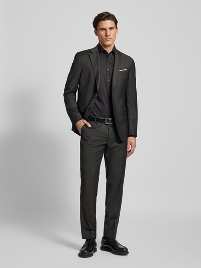 JOOP! Collection Spodnie do garnituru o kroju slim fit w kant model ‘BLAYR’ Oliwkowy 1