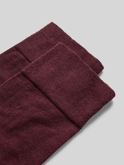 Christian Berg Men Skarpety z nadrukiem z logo w zestawie 2 szt. Śliwkowy 2