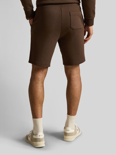 Polo Ralph Lauren Regular Fit Sweatshorts aus Baumwoll-Mix mit Logo-Stitching Dunkelbraun 5