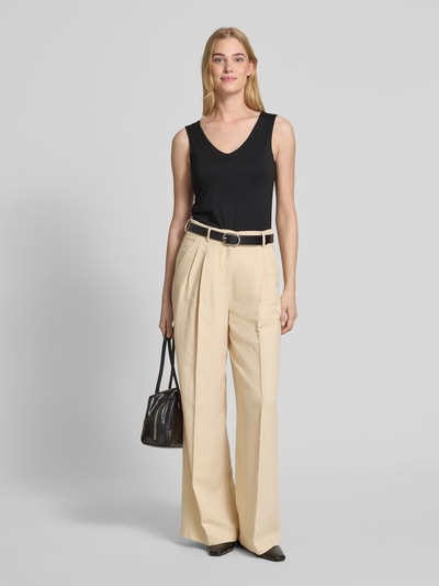 Soyaconcept Trägertop mit V-Ausschnitt Modell 'Marica' Black 1