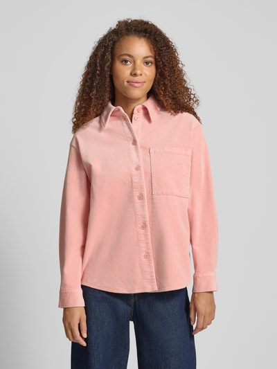 Marc O'Polo Denim Relaxed Fit Hemdbluse aus Baumwoll-Mix Rose 4