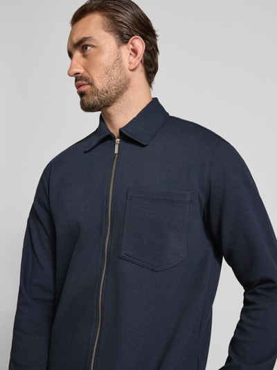 MCNEAL Regular fit overhemdjack met borstzak Marineblauw - 3