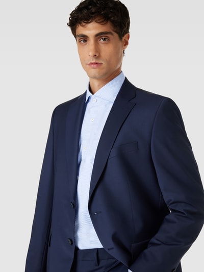 BOSS Regular Fit Business-Hemd mit feinem Allover-Muster Modell 'Joe' Bleu 3