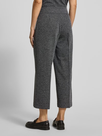 OPUS Spodnie materiałowe z prostą nogawką w kant model ‘Misha work’ Antracytowy 5