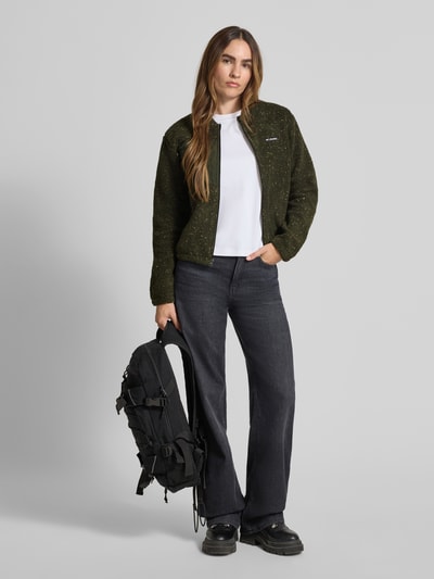 COLUMBIA Kurtka z polaru z zamkiem błyskawicznym model ‘Stellar Path’ Ciemnozielony 1