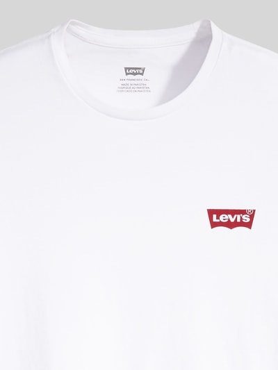 Levi's® męski t-shirt o kroju relaxed fit z czystej bawełny w zestaw 2 szt. Biały 5