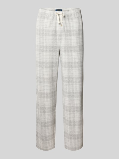 Polo Ralph Lauren Underwear Regular Fit Pyjama-Hose mit Zierknopf Hellgrau 1