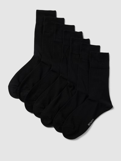 MCNEAL Socken mit Label-Stitching im 7er-Pack Black 1