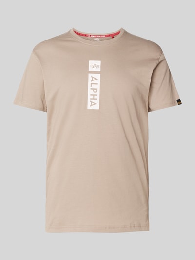 Alpha Industries T-Shirt aus reiner Baumwolle Sand 1