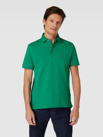 Tommy Hilfiger Slim fit poloshirt, model '1985' Lichtgroen - 4