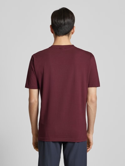 BOSS Green T-Shirt mit Label-Print Bordeaux 5