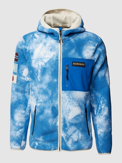 Napapijri Sweatjacke mit Logo-Detail Modell 'YUPIK' Blau 2