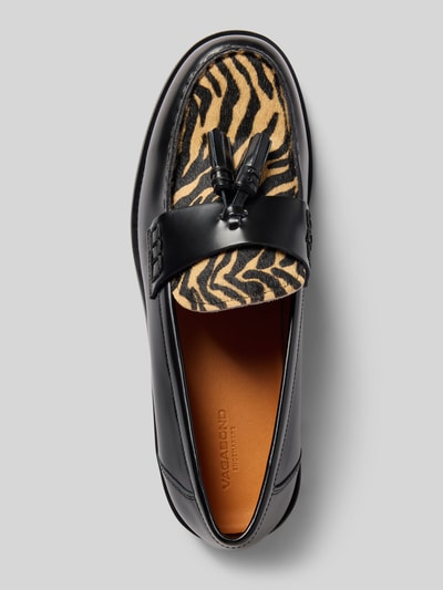 Vagabond Klapki ze skóry bydlęcej model ‘LINN’ Czarny 3