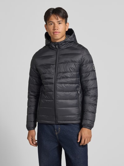 JACK & JONES Kurtka w pikowanym stylu o kroju regular fit model 'KINGSLEY' BLACK 4