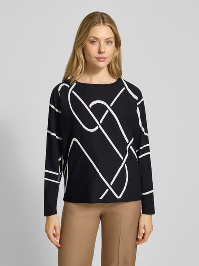 s.Oliver BLACK LABEL Regular Fit Pullover aus Viskose-Mix Black 4