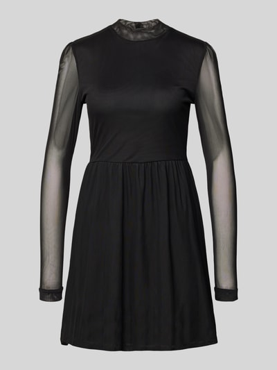 Only Tailliertes Minikleid aus Mesh Modell 'ERICA' Black 2