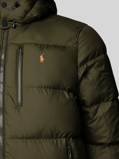 Polo Ralph Lauren Steppjacke mit Logo-Stitching Oliv 2