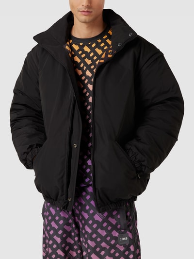 BOSS Steppjacke mit Label-Details Modell 'Chaby' - BOSS x Khaby 2.0 Dunkelorange 6