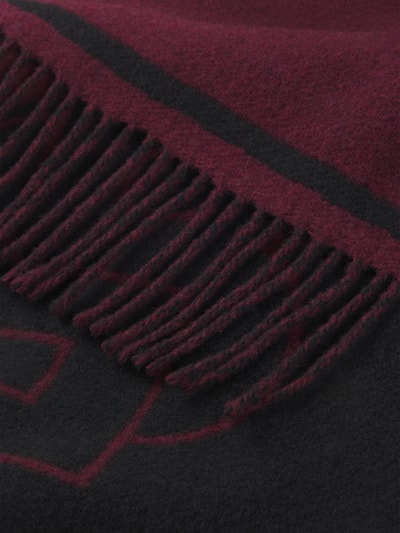 BOSS Sjaal van wolmix, model 'VIANNA' Bordeaux - 2