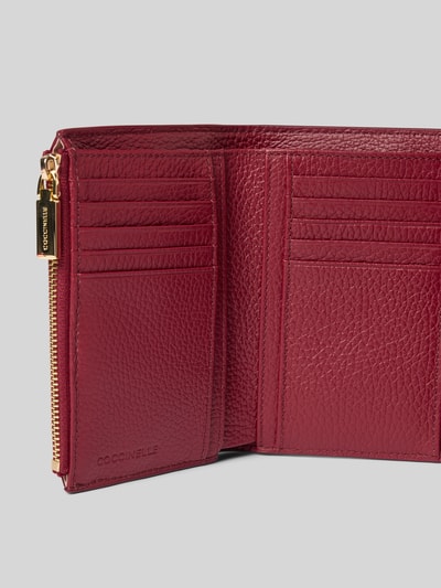 Coccinelle Portemonnee met logo-applicatie, model 'ME' Bordeaux - 3