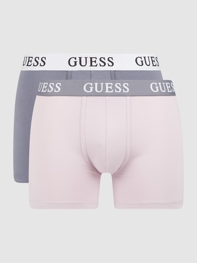 Guess Trunks mit Stretch-Anteil im 2er-Pack Modell 'Donny' Altrosa 1