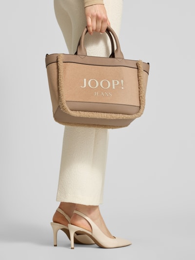 JOOP! Jeans Handbag mit Logo-Print Modell 'Yvette' Beige 1