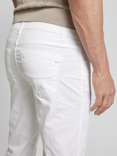 Brax 5-pocketbroek met Franse steekzakken, model 'CADIZ' Wit - 3