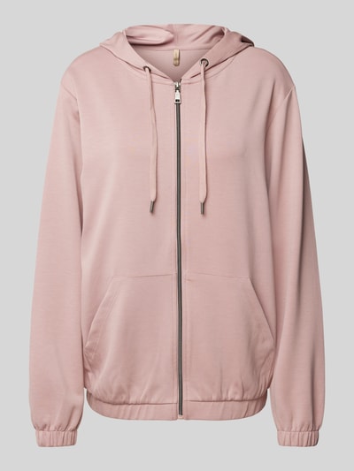 Soyaconcept Sweatjack met capuchon, model 'Banu' Rosé - 2