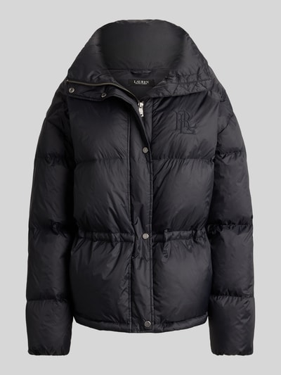 Lauren Ralph Lauren Regular Fit Steppmantel mit Taillenzug Modell 'WOVEN-PUFFER-COAT' Black 2