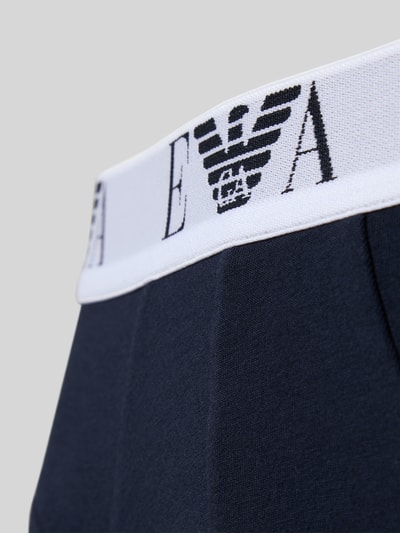 Emporio Armani Slip mit elastischem Logo-Bund im 3er-Pack Dunkelblau 2