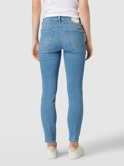 Cambio Slim fit jeans met siernaden, model 'PARLA SEAM' Blauw - 5