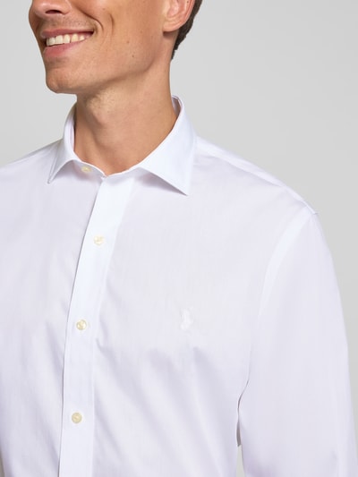 Polo Ralph Lauren Koszula biznesowa o kroju regular fit z wyhaftowanym logo Biały 3
