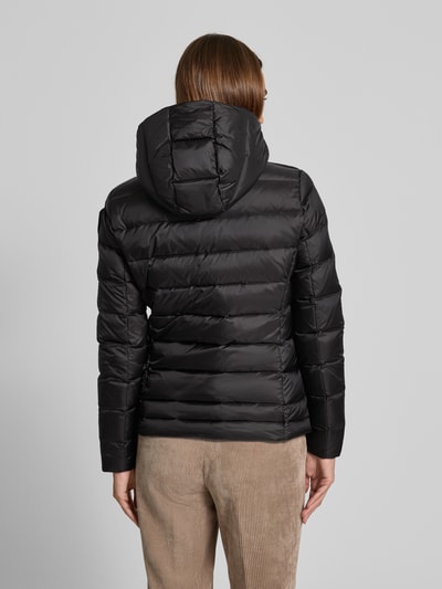 Blauer Usa Daunenjacke mit Zweiwege-Reißverschluss Modell 'CHARME' Black 5