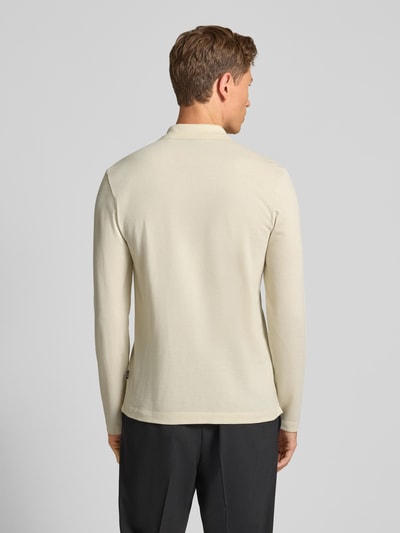 BOSS Regular fit poloshirt van katoenmix, model 'PITTMAN 240' Offwhite - 5