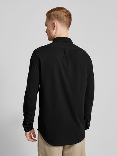 Polo Ralph Lauren Slim Fit Freizeithemd mit aus reiner Baumwolle in Piqué Black 5