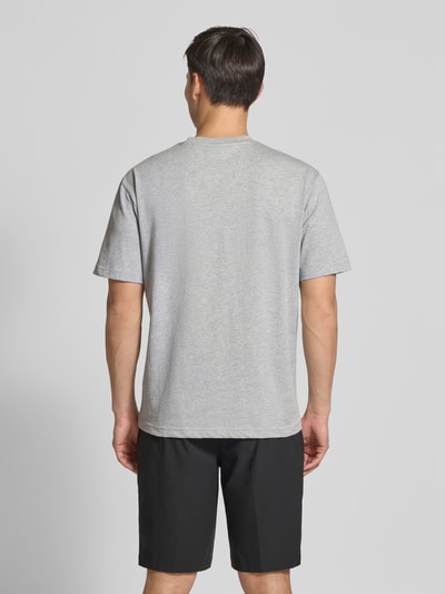 BOSS Green Regular fit T-shirt van puur katoen Middengrijs gemêleerd - 5