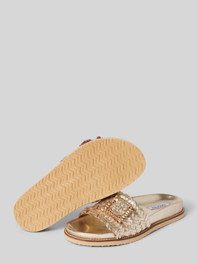 INUOVO Sandalette im Metallic-Look mit Ziersteinbesatz Gold 3