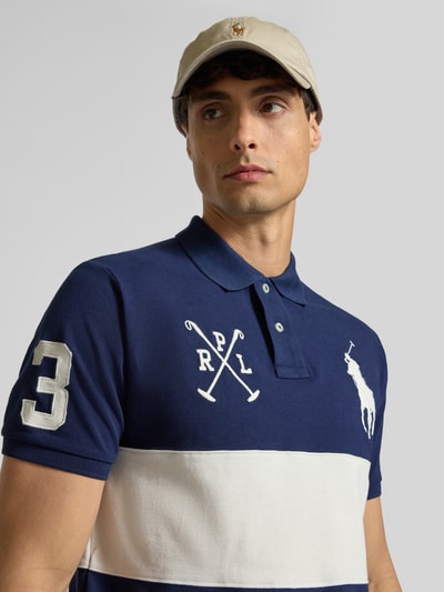 Polo Ralph Lauren Poloshirt mit Label-Stitching Marine 3