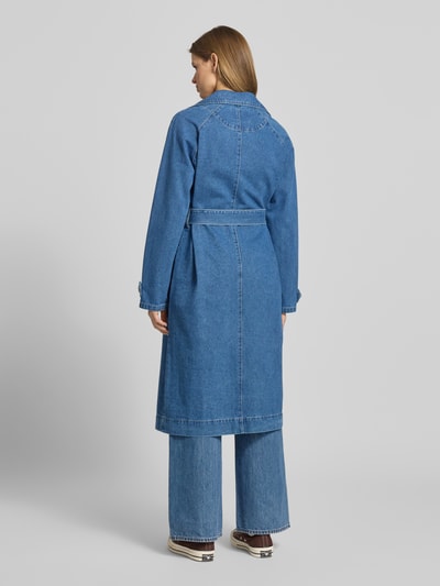 ONLY Loose fit Trenchcoat van Denim Model 'MALOU' Jeansblauw - 5