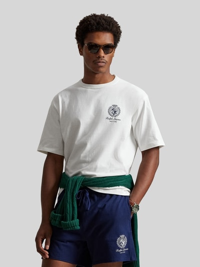 Polo Ralph Lauren Regular Fit T-Shirt aus reiner Baumwolle Weiss 4