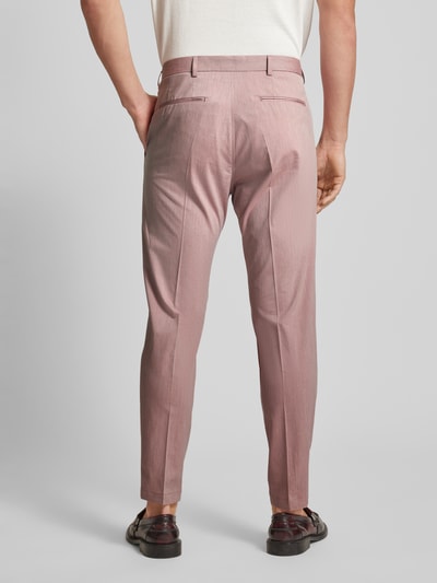 Cinque Spodnie do garnituru z zakładkami w pasie model ‘Salto’ Różowawy 5