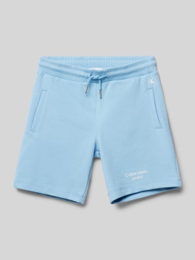 Calvin Klein Jeans Sweatshorts mit Label-Print Sky 1